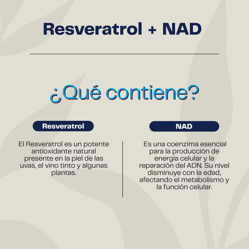 Pack Doble Resveratrol Nad+ 120 Capsulas Karun Life