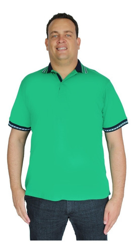 Imagem 8 de 9 de Camiseta Polo Plus Size Extra Grande Especialg2 G4 G5 G6 G7