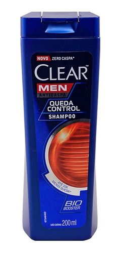 Kit 4 Und Shampoo Clear Anticaspa Queda Control 200ml