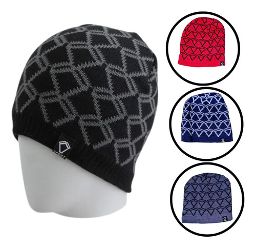 Touca Inverno Gorro Adulto Com Forro De Lã Unissex Inverno