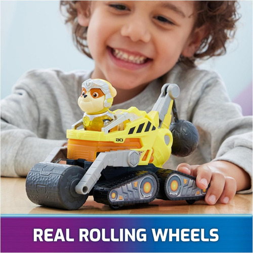 Paw Patrol The Mighty Movie - Bulldozer Robble Mighty Pups
