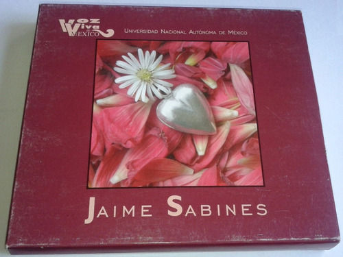 Viva Voz De Mexico Jaime Sabines Cd Poemas Unam C/librillo
