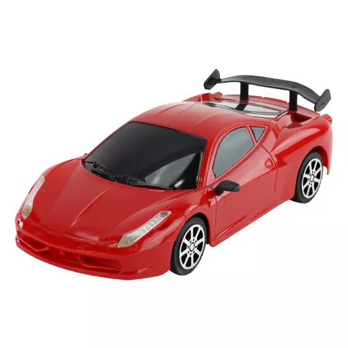 Carro Controle Remoto Corrida Hype Speed Vermelho - Bbr Toys