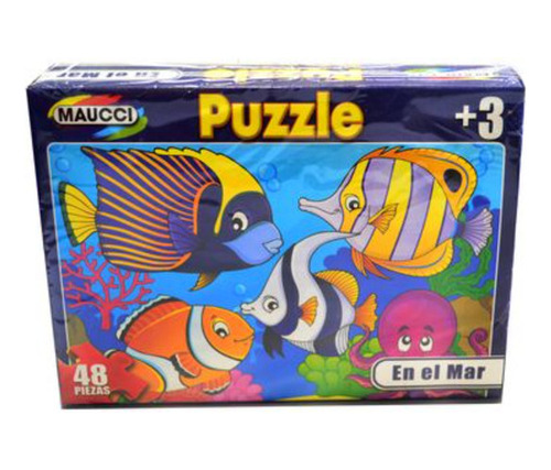 Puzzle 48pzs En Caja 24x17.5cm Maucci En El Mar