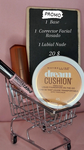 Promo Maybelline. Base + Corrector + Labial