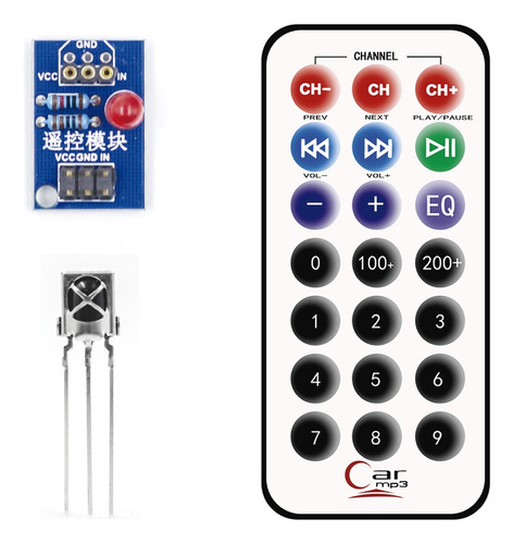 Control Remoto Y Receptor Infrarrojo Hx1838 Arduino Robotics