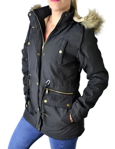Parkas negras top para mujer
