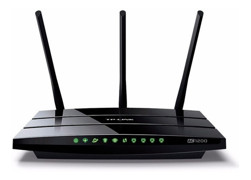Imagen 1 de 3 de Módem router con wifi TP-Link Archer VR400 negro