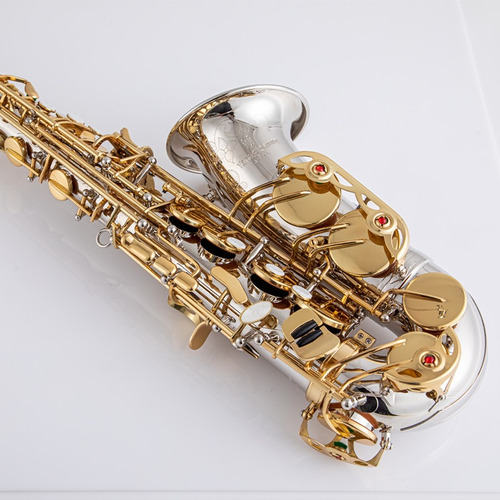 Saxofón Alto Yanagisawa W037 En Mi Bemol Niquelado Dorado