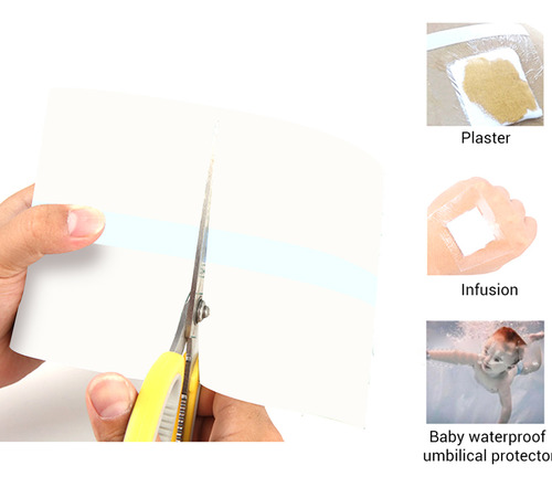 Vendaje Adhesivo Elástico Transparente, Resistente Al Agua,