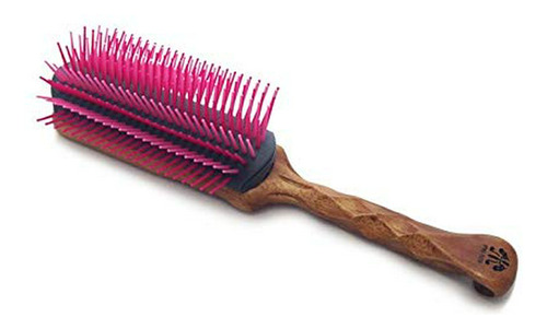 Cepillo Para Cabello - Primp Pp-509 Woodman Style 9 Row Hair