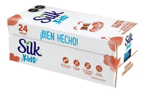 Silk Bebida De Almendra Sabor Chocolate 24 Pzas De 190 Ml