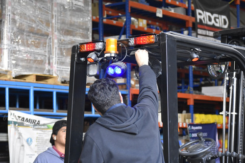 Montacargas Eléctrico Batería Litio 7,000 Lbs Hangcha Triple