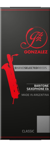 Caña Gonzalez Saxo Barítono Classic 3 1/2 Caja De 5 Unidades