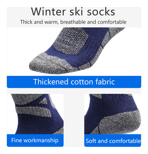 A Calcetines De Esquí De Invierno: Cálidos Y Transpirables