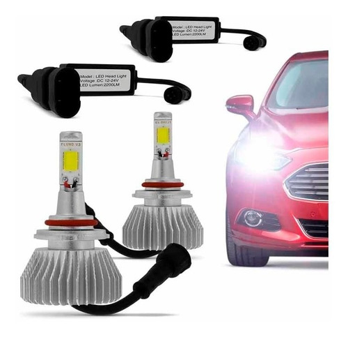 Par Lampada Xenon Led Carro 6000k Produtos Branco Luz