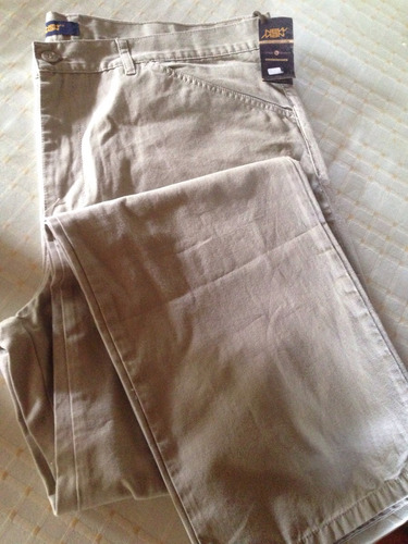 Pantalón Marca New Man Color Beige 100% Algodón Talle 54-56