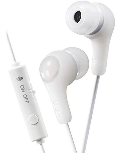 Jvc Gumy Gamer, Auriculares Intrauditivos Con Micrófono, E Y Color White