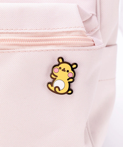 Pin Prendedor Pusheen Cheek The Hamster Pin Color Amarillo De 2.3cm De Largo X 2.9cm De Alto
