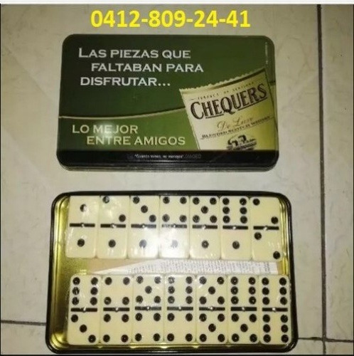 Domino Marca Chequers Caja De Aluminio Tamaño Estandar (15$)