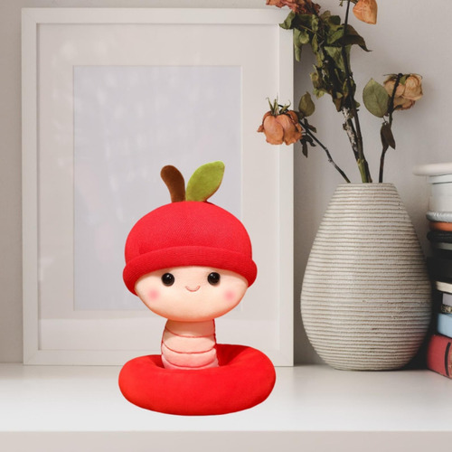 Year Of Snake Toy Cute Adorable Cartoon Birthday Red 18 Cm