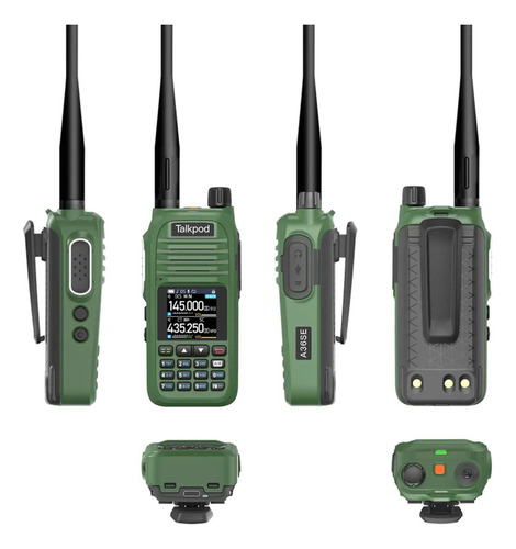 Radio Gmrs Talkpod A36se Uhf Vhf Walkie Talkie 512 Ch Verde