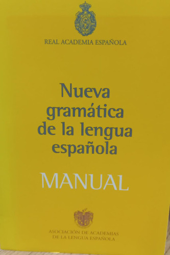 Libro Nueva Gramàtica De La Lengua Española