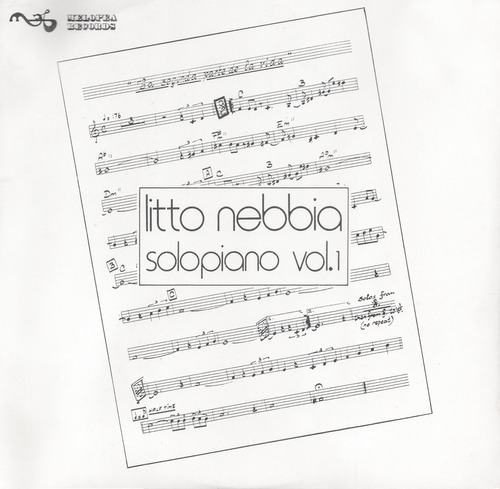 Imagen 1 de 2 de Litto Nebbia - Solo Piano Vol.1 - Lp Vinilo