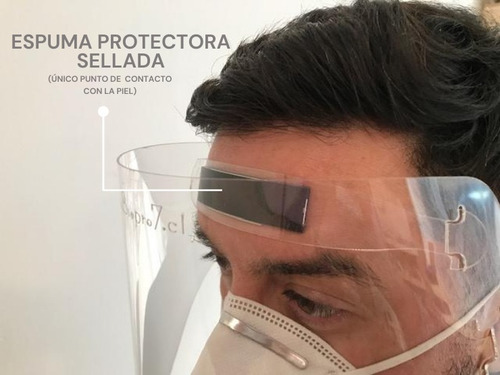 Protector Facial Biopro7 Liviano Cómodo Resistente No Empaña