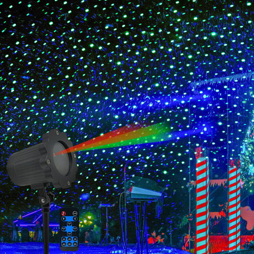 Projector Light Indoor Outdoor Red/green.2-color Motion