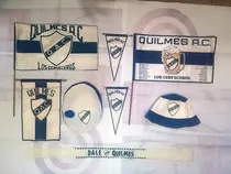 Comprar Lote Banderas Gorras Banderines Vinchas Quilmes Codigo Qu1