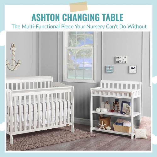 Dream On Me Ashton Cambiador De Mesa Color Blanco