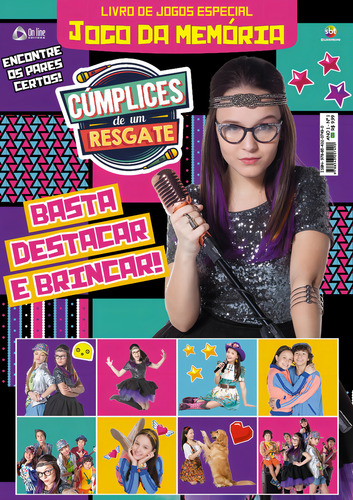 Livro de jogos especial - Jogo da memória - Cúmplices de um Resgate, de On Line Editora. Editorial IBC - Instituto Brasileiro de Cultura Ltda, capa mole em português, 2020