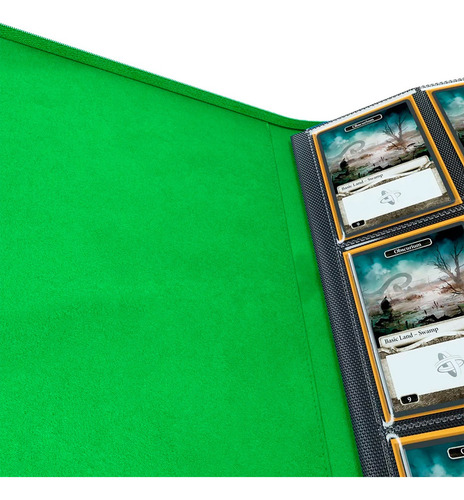 Zip Up Pasta Album Verde Magic Ygo 160 Card Gamegenic