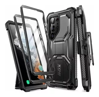 Case I-blason Para Galaxy S23 Ultra Protector 360° Negro