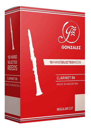 Cañas Gonzalez Rc Clarinete Bb Nro 3 Caja 10 Unidades