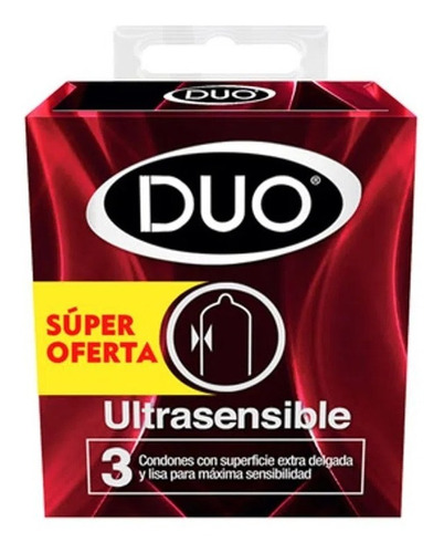 Preservativos Duo Ultrasensible - Unidad a $4059