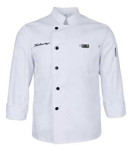 Chaqueta De Chef De Manga Corta, Chaqueta De Panadería Para