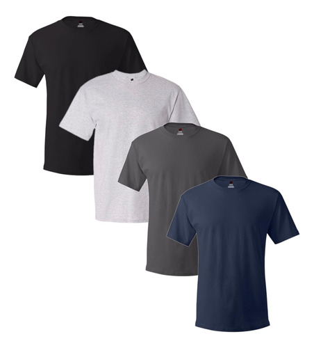 Playera Hanes Comfortsoft Para Hombre (paquete De 4) (surti