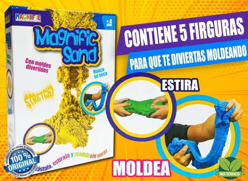 Imagen 3 de 7 de Magnific Sand Arena Masa Moldes Animales Playking