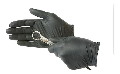 Guantes Negros 100 Pzas Talla Nitirlo Mendiano