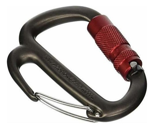 Mosquetón Petzl Freino Twist-Lock M42 Mosquetón con gancho de frenado para descensor Mayor Control Escalada y Descenso