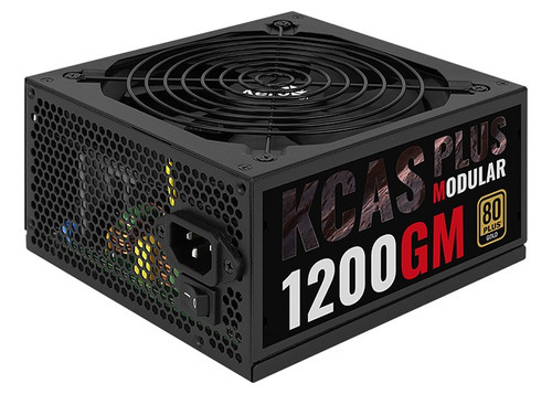 Fuente De Poder Aerocool Kcas Plus 1200w 80 Plus Gold Negro