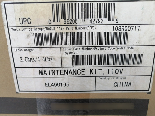 Xerox Kit Mantenimiento 108r00717 Phaser 4510
