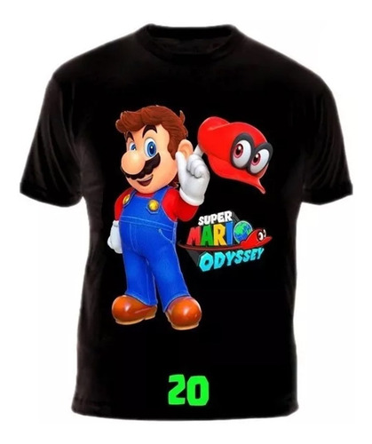 Camisetas Super Mario Bros Nintendo Algodón Exclusivas