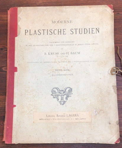 Moderne Plastiche Studien. Kruse-baum. Circa 1900. 7pl 1136