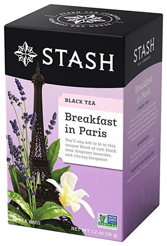 Stash Té Del Desayuno En París Negro Té Cuenta 18 Bolsitas D