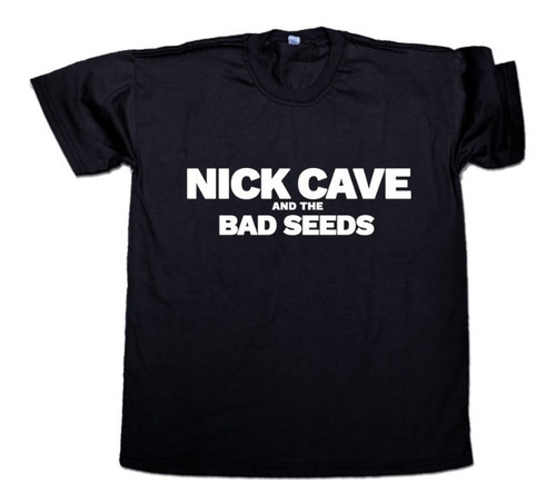 Imagen 2 de 4 de Remera Nick Cave And The Bad Seeds Logos Algodón Premium
