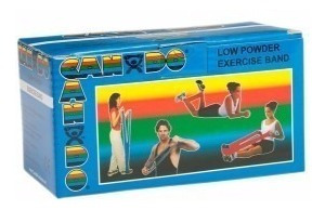 Imagen 2 de 3 de Banda Elastica Cando® Azul Rollo 5.5 Mts