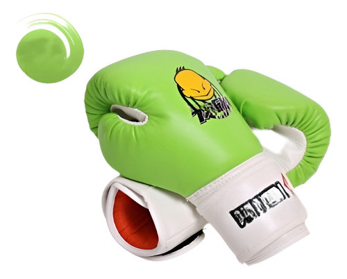 Niños De Verde De 6-oz Guantes De Boxeo Combate Mma Entrenam